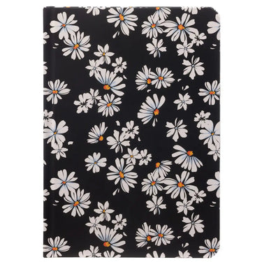 BV475-2 Black Notebook Flowers